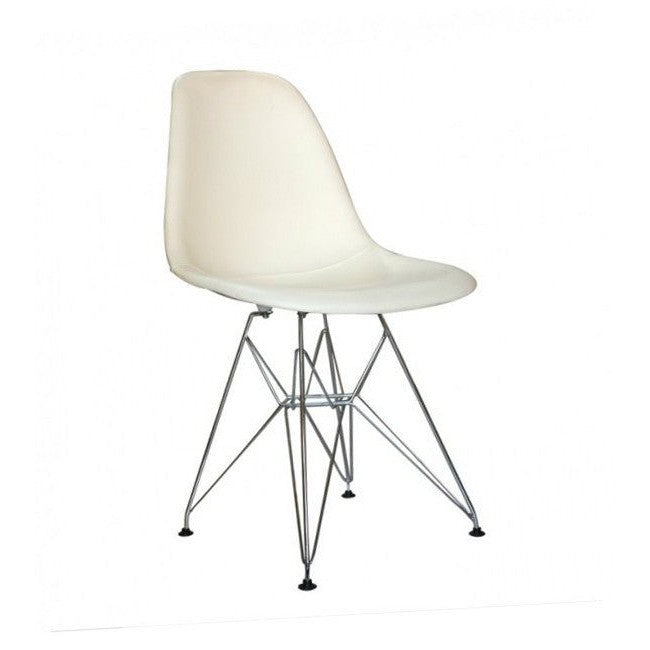 Leather Upholstered DSR Chair