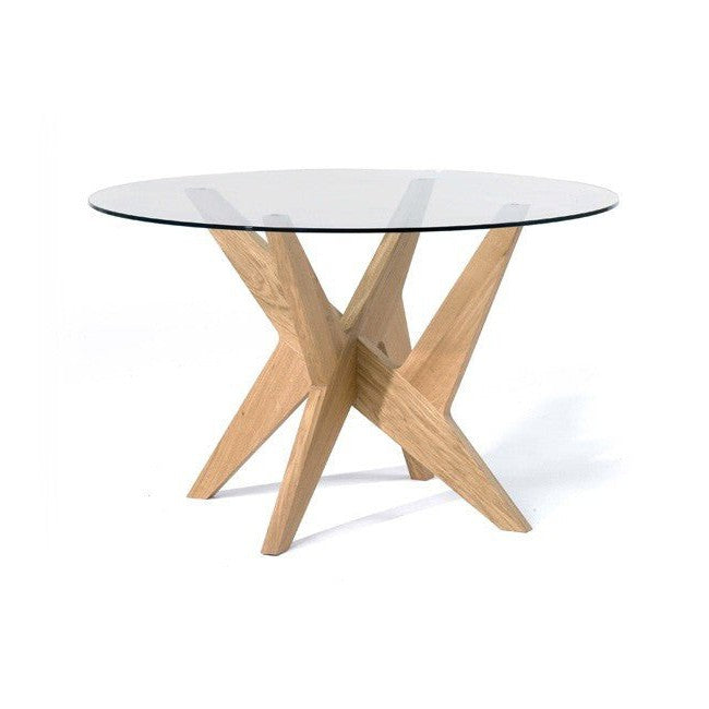 MHS Cross Pedestal Table